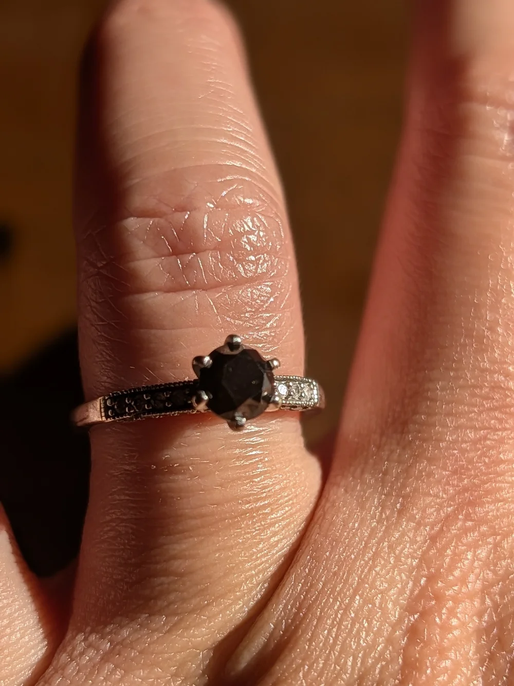 Gold and Purple Gemstone Cocktail Ring - Women Jewelry